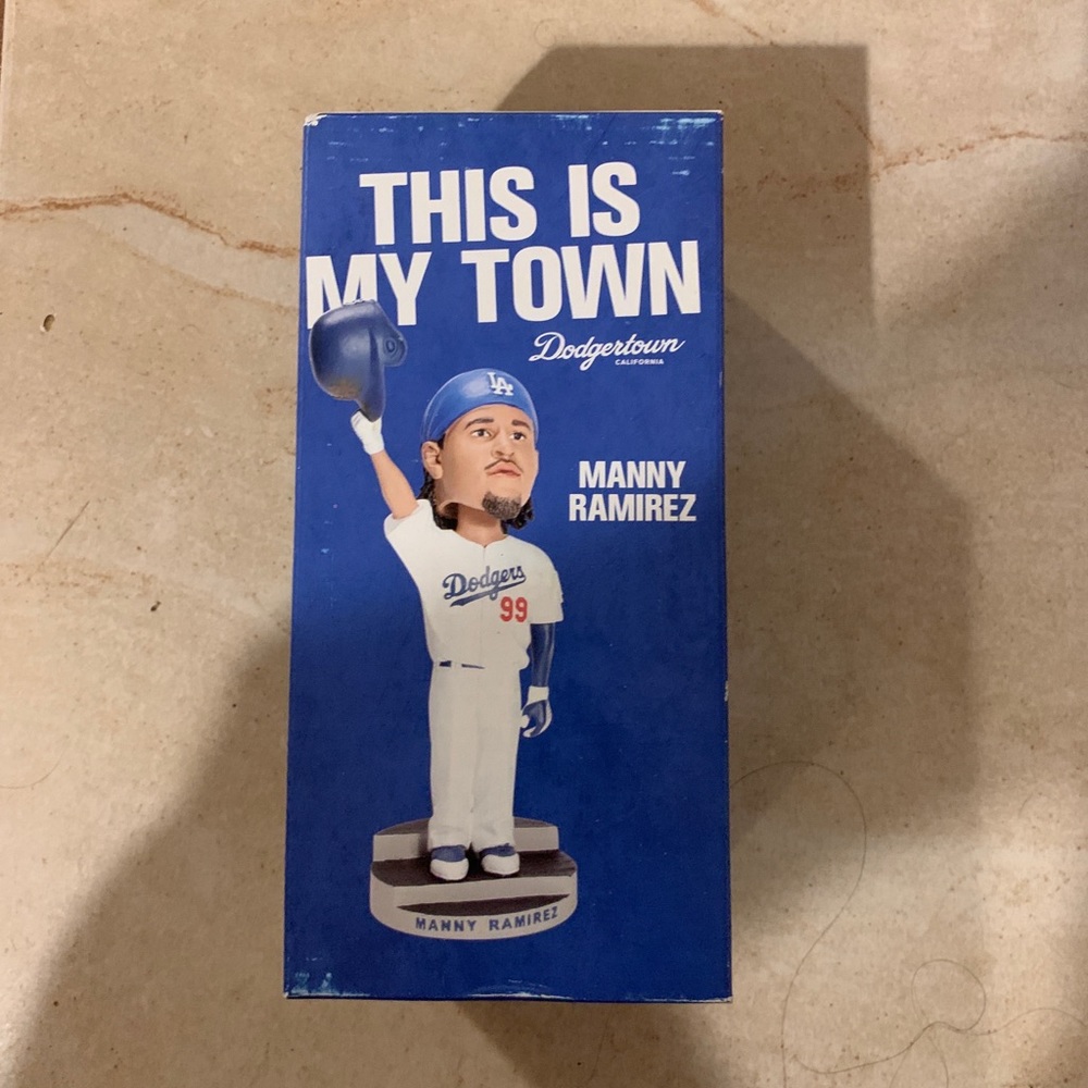 Los Angeles Dodgers Manny Ramirez Bobble Head  "This is My Town"